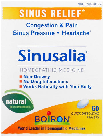 Boiron Sinusalia Sinus Relief Homeopathic-60 Tablets