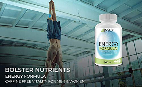 Bolster Nutrients Energy Formula For Men & Women-60 Veggie Caps