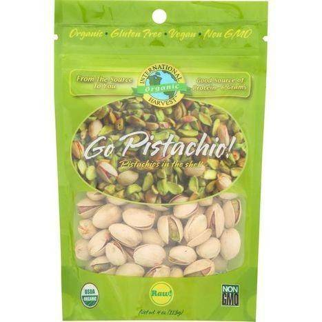 International Harvest, Raw Pistachio in Shell - 4 Ounces