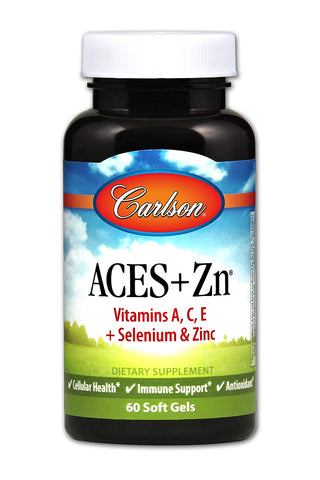 Carlson ACES Plus Zn Antioxidants-60 Softgels