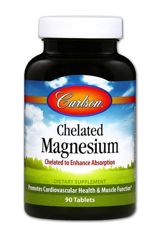 Carlson Chelated Magnesium-90 Tablets