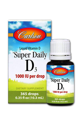 Carlson Liquid Vitamin D 1000 IU Per Drop-0.35 Oz