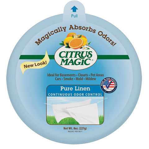 Citrus Magic Solid Air Freshener Pure Linen-8 Oz