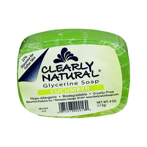 Clearly Natural Essentials Cucumber Glycerin Soap-4 Oz