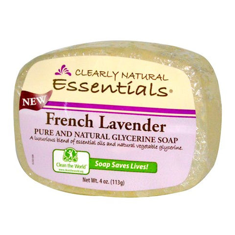 Clearly Natural Essentials French Lavender Glycerin Soap-4 Oz