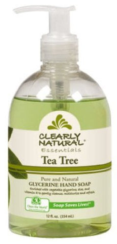 Clearly Natural Essentials Tea Tree Glycerin Hand Soap-12 Oz