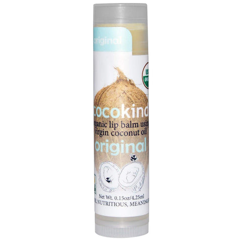 Cocokind Organic Lip Balm Using Virgin Coconut Oil Original-0.15 Oz