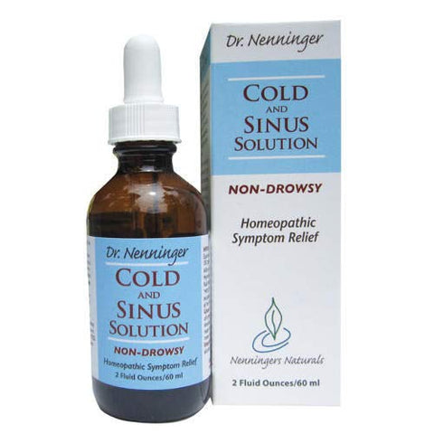 Dr.Nenninger Cold And Sinus Solution Homeopathic Symptom Relief-2 Oz