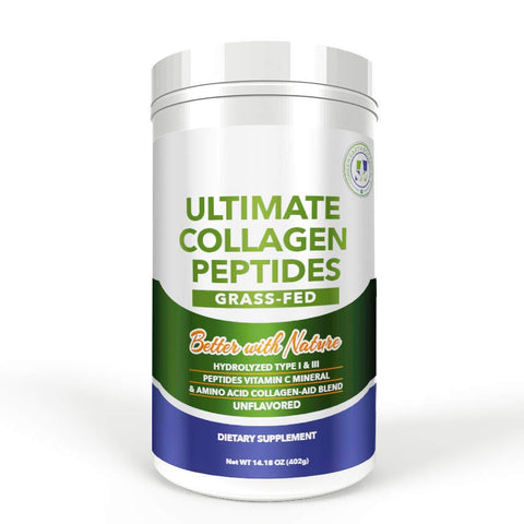 Green Earth Botanicals Ultimate Collagen Peptides Unflavored-14.18 Oz