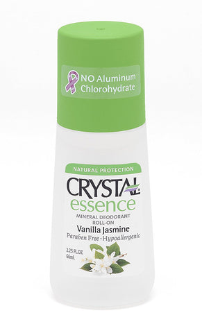 Crystal Essence Mineral Deodorant Roll On Vanilla Jasmine-2.25 Oz