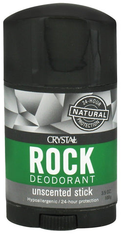 Crystal Rock Deodorant Unscented Stick-3.5 Oz