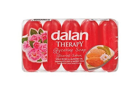 Dalan Therapy Glycerin Soap Wild Rose & Almond Oil-12.3 Oz