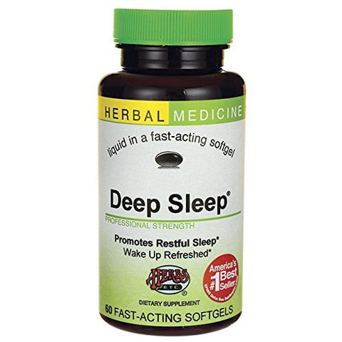 Herbs Etc Deep Sleep Professional Strength-60 Fast Acting Softgels