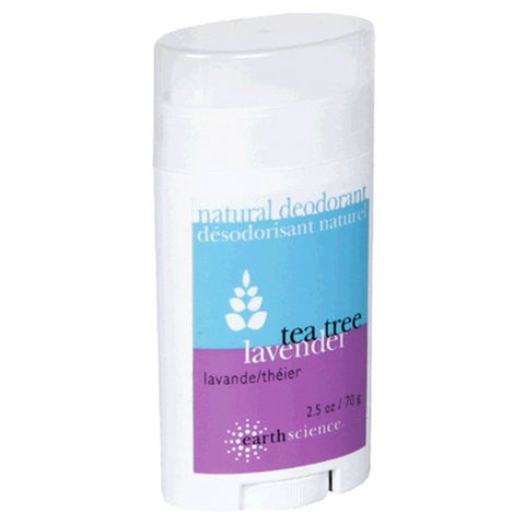 Earth Science Tea Tree Lavender Deodorant-2.45 Oz