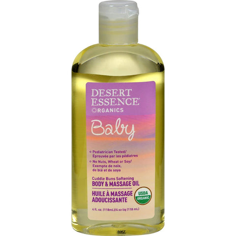 Desert Essence Organics Baby Body & Massage Oil-4 Oz