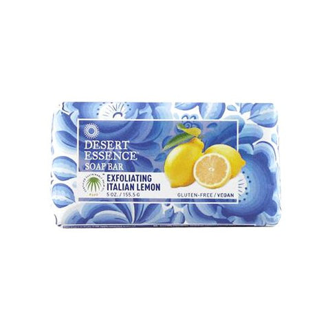 Desert Essence Exfoliating Italian Lemon Soap Bar-5 Oz
