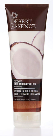 Desert Essence Organics Coconut Hand & Body Lotion-8 Oz