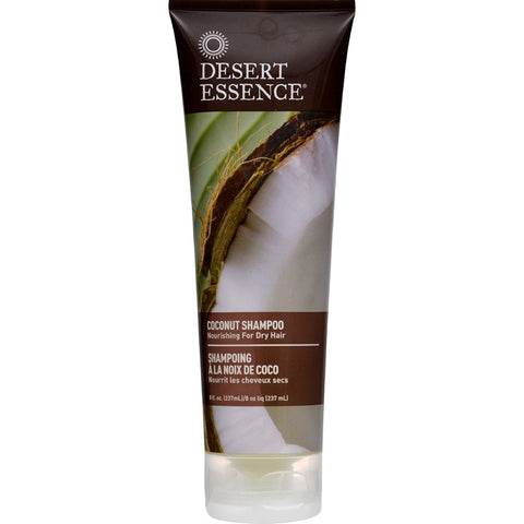 Desert Essence Coconut Shampoo-8 Oz