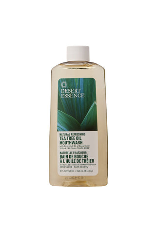 Desert Essence Tea Tree Oil Mouthwash Spearmint-8 Oz