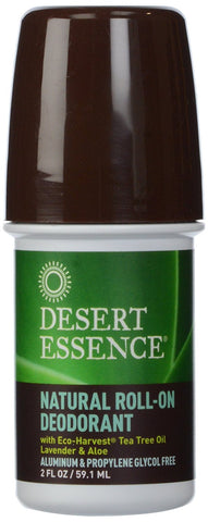 Desert Essence Natural Roll On Deodorant-2 Oz