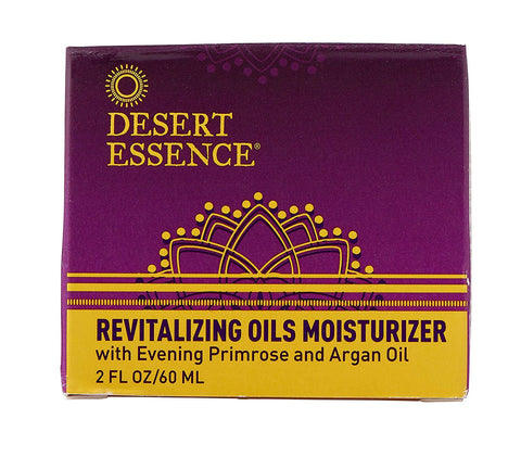Desert Essence Revitalizing Oils Moisturizer With Evening Primose & Argan Oil-2 Oz
