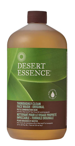 Desert Essence Thoroughly Clean Face Wash Original-32 Oz