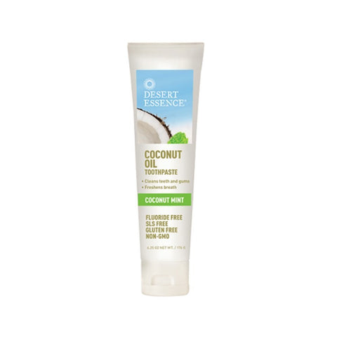 Desert Essence Coconut Oil Toothpaste Coconut Mint-6.25 Oz