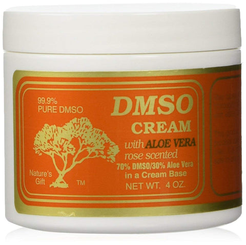 Nature's Gift Dmso Cream With Aloe Vera Rose Scented 99% Pure-4 Oz