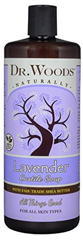 Dr.Woods Lavender Castile Soap With Shea Butter-32 Oz