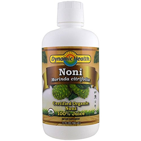 Dynamic Health Organic Certified Noni Juice-32 Oz