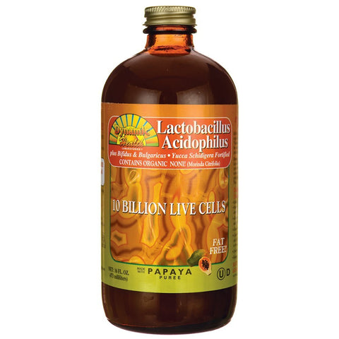 Dynamic Health Lactobacillus Acidophilus 10 Billion Live Cells Papaya Flavor-16 Oz Note: Need To Be Refrigerated