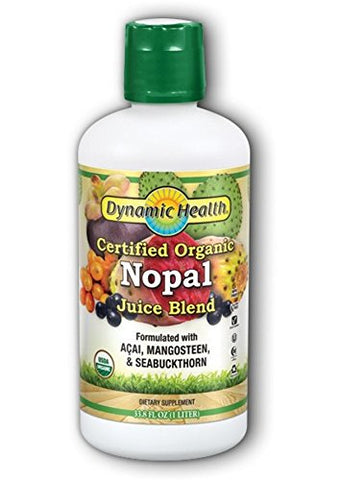 Dynamic Health Organic Nopal With Acai, Mangosteen & Seabuckthorn Plus-33.8 Oz