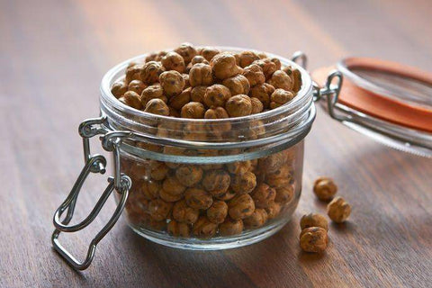 White Chick Peas, Container