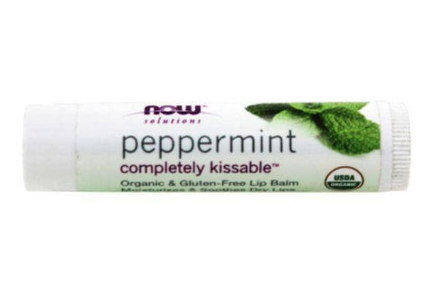Now Foods - Solutions Completely Kissable All Natural Lip Balm Peppermint - 0.15 Oz.