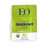 EO Deodorant Wipes Tea Tree-6 Convenient Single Packs