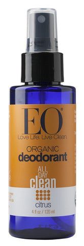 EO Organic Deodorant All Day Clean Citrus-4 Oz