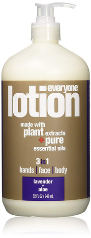Everyone Lotion For Every Body 3 in 1 Hands, Face & Body Lavender & Aloe-32 Oz