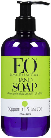 EO Hand Soap Peppermint & Tea Tree-12 Oz