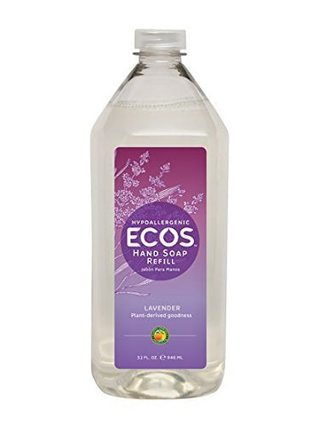 Earth Friendly ECOS Hand Soap Refill Lavender-32 Oz
