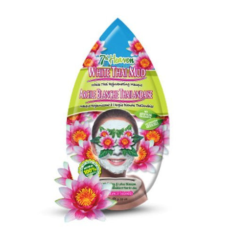 Earth Kiss Rejuvenate Mud Mask White Thai Clay & Lotus Blossom-0.59 Oz