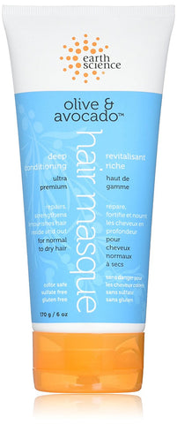 Earth Science Olive & Avocado Hair Masque-6 Oz
