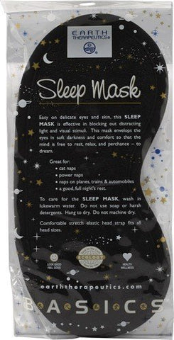 Earth Therapeutics Sleep Mask Black Color