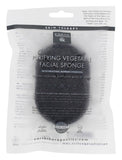 Earth Therapeutics Purifying Vegetable Facial Sponge With Medicinal Bamboo Charcoal