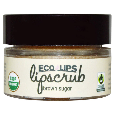 Eco Lips Organic Lips Scrub Brown Sugar-0.5 Oz