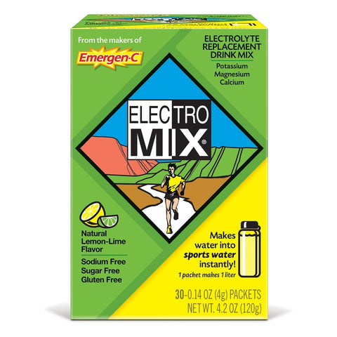 Emergen-C Electro Mix Lemon Lime Flavor 30 Packets-4.2 Oz