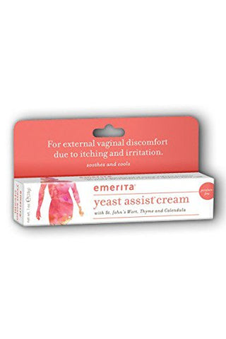 Emerita Yeast Assist Cream Paraben Free-1 Oz