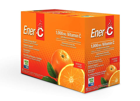 Ener-C Vitamin C 1000 Mg Orange Flavor 30 Packets-9.2 Oz