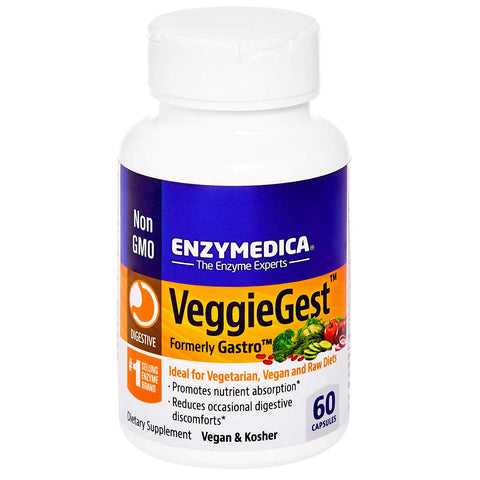 Enzymedica Veggie Gest Formely Gastro-60 Capsules