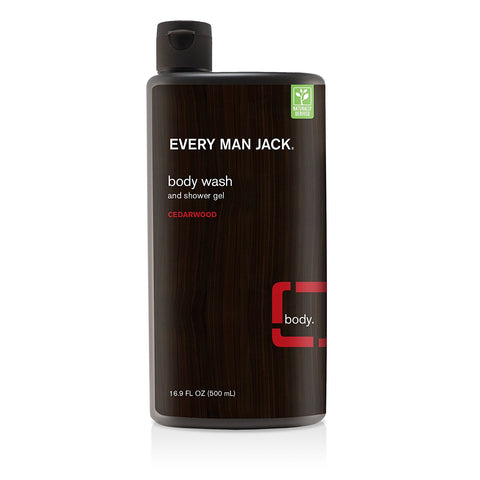 Every Man Jack Body Wash & Shower Gel Cedarwood-16.9 Oz