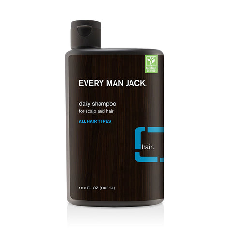 Every Man Jack Daily Shampoo All Hair Types-13.5 Oz